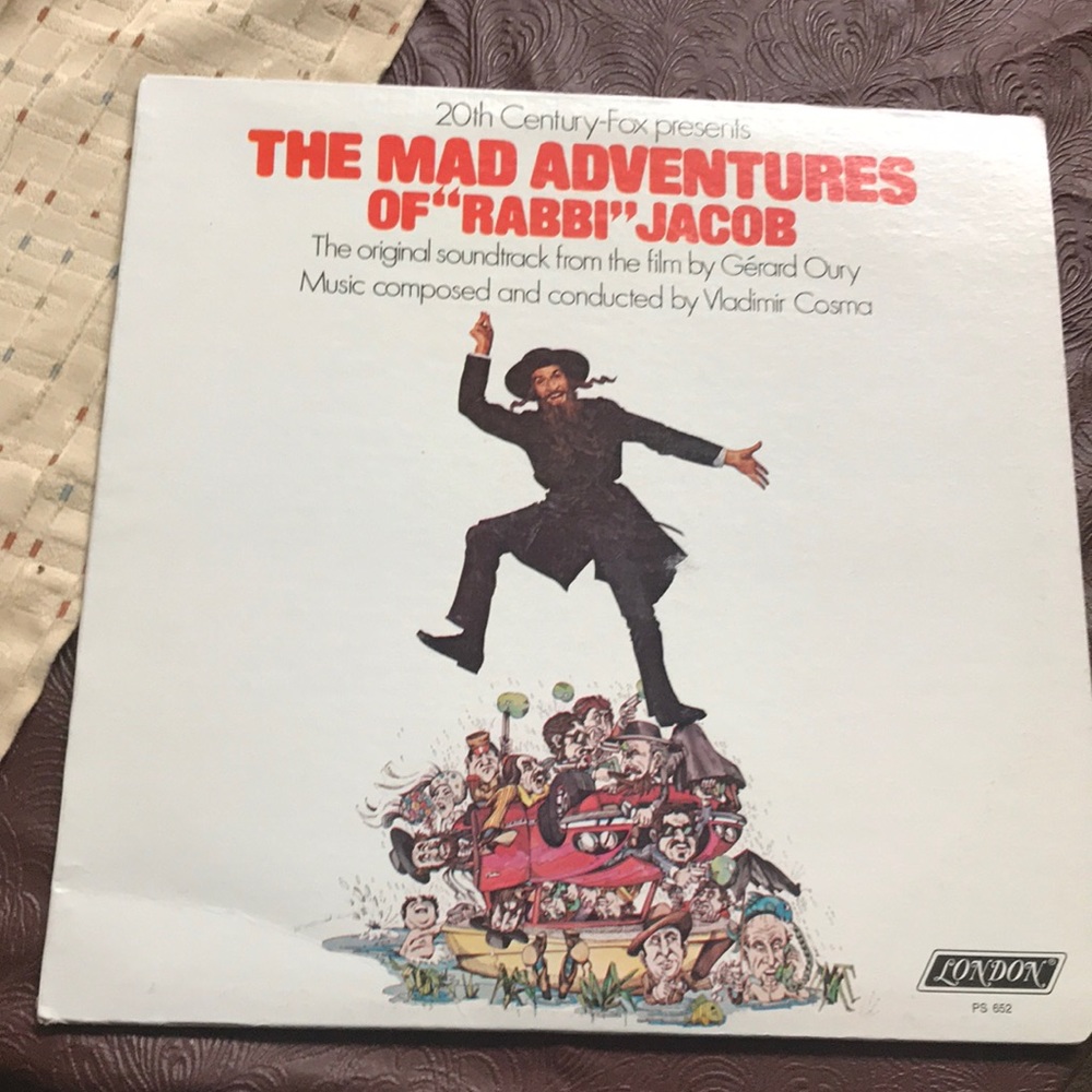 The Mad adventures of Rabbi Jacob vinyl record